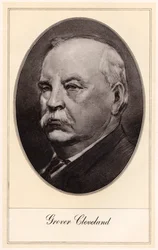 Stephen Grover Cleveland, 22º y 24º Presidente de los Estados Unidos, principios del siglo XX