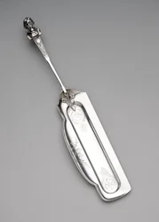 Patrón de "Busto", recogedor de migas, finales de la década de 1860