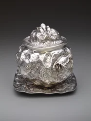 Sopera de ostras con soporte