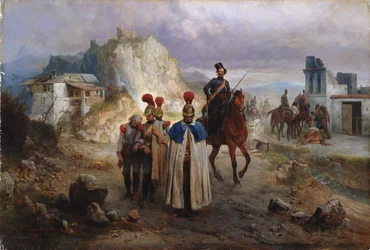 Los hombres franceses cautivos en 1814, 1885
