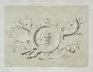 Receuil dessais lithographiques: Un trofeo, c. 1816