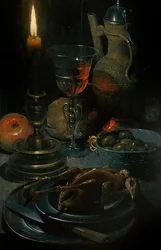 Cena a la luz de las velas