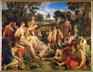 Apolo entre los pastores (óleo sobre lienzo)