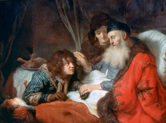 Isaac bendiciendo a Jacob, 1638