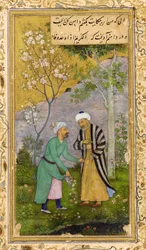 Saadi en un jardín de rosas