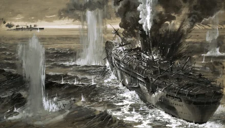 El crucero mercante Jervis Bay luchó hasta la muerte cuando un convoy británico fue emboscado