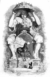 Ilustración de "Los viajes de Gulliver" de Jonathan Swift