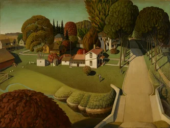 La casa natal de Herbert Hoover, West Branch, Iowa, 1931
