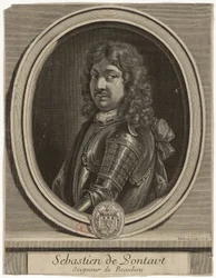 Edelinck - Sébastien de Pontaut Señor de Baulieu
