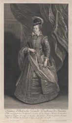 Retrato de Juana de Austria, Gran Duquesa de Toscana