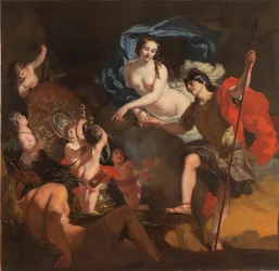 Venus presentando armas a Eneas, 1668