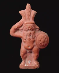 Estatuilla del dios doméstico egipcio Bes