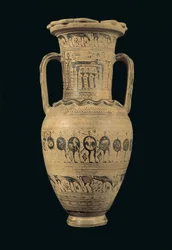 Ánfora ática, Período Geométrico Tardío II B (720-700 a.C.)