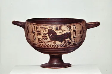 Kotyle de figuras negras, c.600-500 a.C.