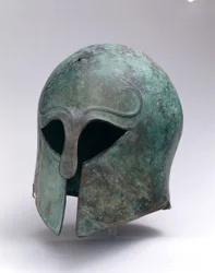 Casco Arcaico de Bronce de Tipo Corintio, c.600-575 a.C.