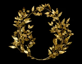 Corona de mirto del Peloponeso, 330-250 a. C.