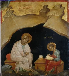 San Juan Evangelista con su escriba Prochoros