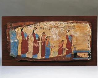 Panel votivo de la cueva de Pitsa, 540-530 a.C.
