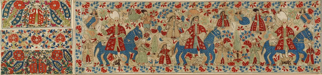 Funda de cojín nupcial, de Ioannina, Ipeiros, siglo XVII-XVIII