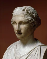 Retrato de Safo (escultura de mármol)