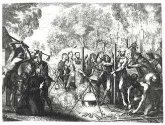 La muerte de algunos padres jesuitas en Nueva Francia, de 
