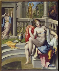 Susana en el baño