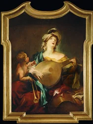 Alegoría de la música (pintura sobre lienzo)