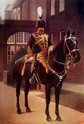 Coronel de los 10º Húsares. S.A.R. El Príncipe de Gales, 1900