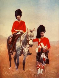 Oficiales de los Seaforth Highlanders, 1901