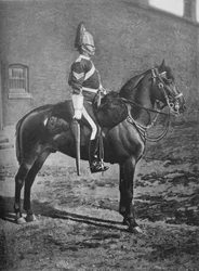 Sargento, 2º Dragones de la Guardia de la Reina, c1880