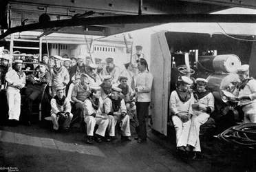 Hechizo Oh! después de la cena a bordo del Blake, 1896