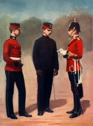Los Reales de Lancaster: Teniente, Capitán, Ayudante, 1900