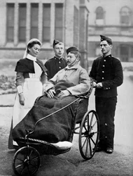 El convaleciente, Hospital Herbert, Woolwich, Londres, 1896