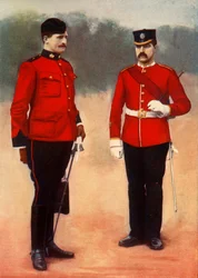 West Surrey Adjutant y East Surrey Sergeant-Major
