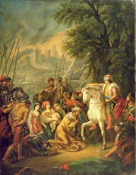 El zar Iván IV (1530-84) conquistando Kazán en 1552
