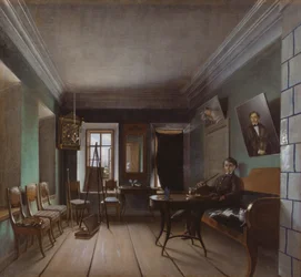 Interior de la Casa Bykov, 1850s