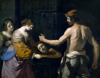 Salomé recibiendo la cabeza de San Juan Bautista