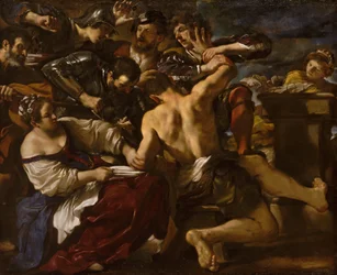 Sansón capturado por los filisteos