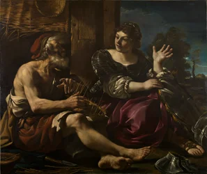 Erminia y el pastor, 1620s