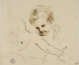 Putto en las Nubes