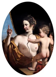 Venus y Cupido, 1630