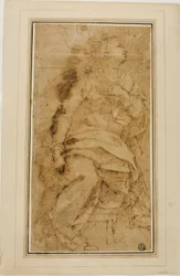 Figura femenina drapeada