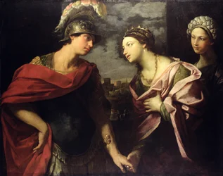 Eneas se despide de Dido, hacia 1630