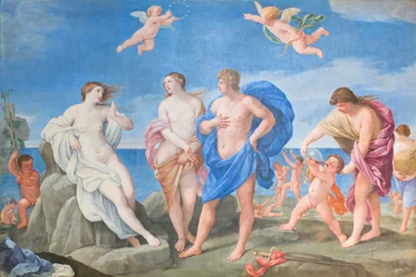 Ariadna y Baco (óleo sobre lienzo)