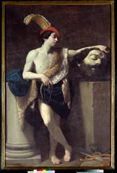 David sosteniendo la cabeza de Goliat
