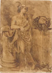 David con la cabeza de Goliat
