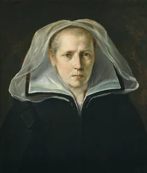 Retrato de la madre Ginevra Pucci, c.1610 (óleo sobre lienzo)