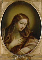 Santa Magdalena con la tinaja de la uguentai (pintura sobre lienzo)