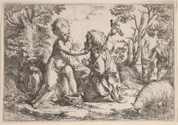 El Niño Jesús y San Juan
