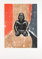 Habitación invisible nº10, 2019 (xilografía y serigrafía)